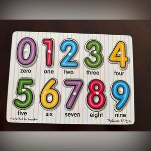 Melissa and doug number puzzle